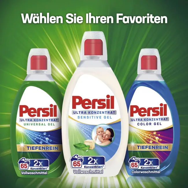 Persil Wasmiddel Sensitive Gel Ultra Concentraat 130 Wl