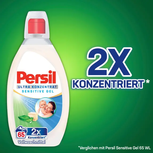 Persil Wasmiddel Sensitive Gel Ultra Concentraat 130 Wl