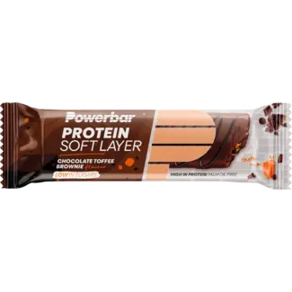 PowerBar PowerBar Proteinereep 24%, Protein Soft Layer, Chocolate Toffee Brownie Flavour