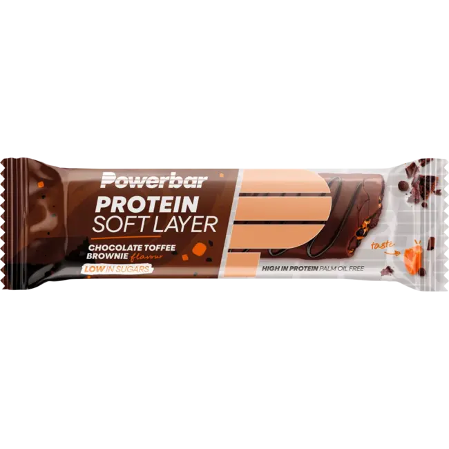 PowerBar Proteinereep 24%, Protein Soft Layer, Chocolate Toffee Brownie Flavour 40 g