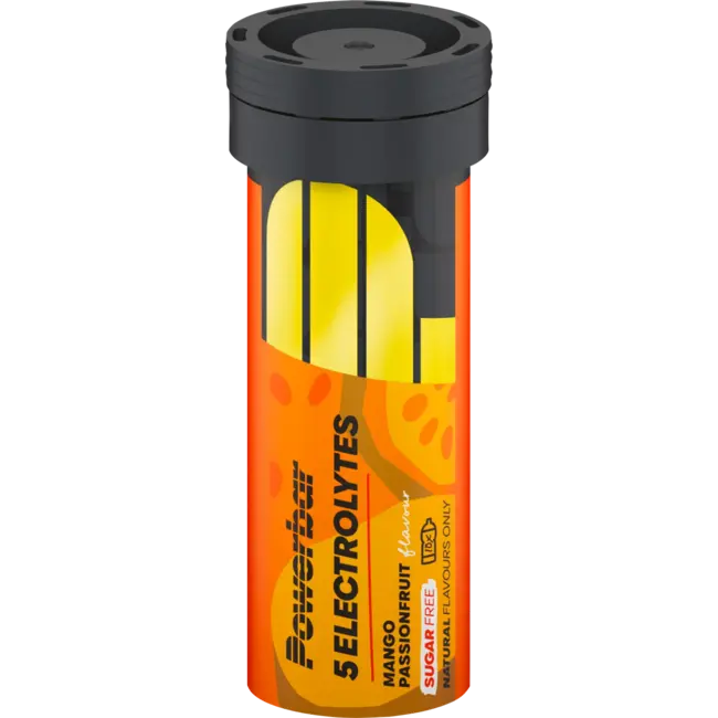 PowerBar Bruistabletten, 5 Electrolytes, Mango Passievrucht (10 Stuks) 42 g