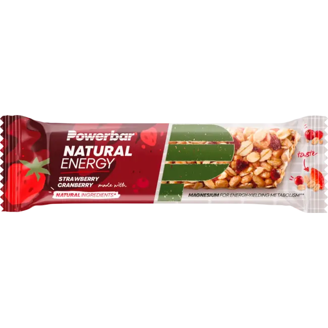 PowerBar Energiereep Natural Energy, Aardbei Cranberry 40 g