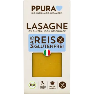 PPURA PPURA Pasta, Lasagne Van Maïs/rijst, Glutenvrij