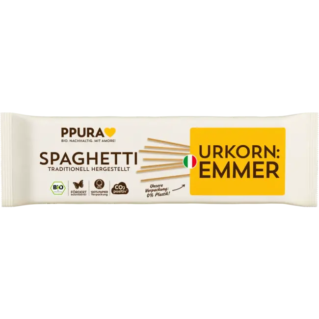 PPURA Pasta, Spaghetti Van Italiaanse Emmer 500 g