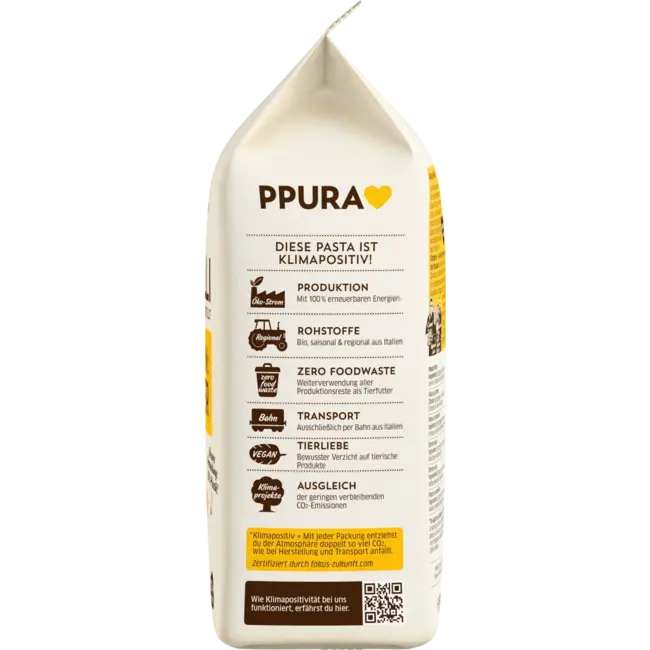 PPURA Noedels, Fusilli Uit Emmer 500 g