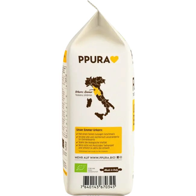 PPURA Noedels, Fusilli Uit Emmer 500 g