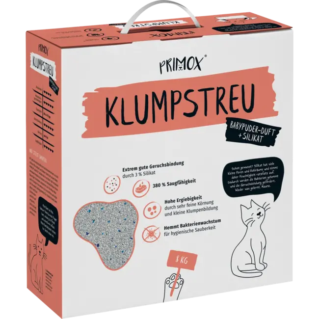 Primox Kattenbakvulling Met Babypoedergeur 8 kg