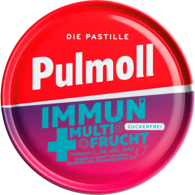 Pulmoll Pastilles, Immuun Multi-fruit, Suikervrij 50 g