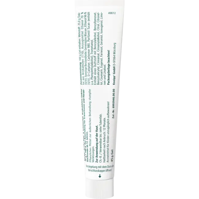 Kneipp Arnica Koel & Pijngel 45 g