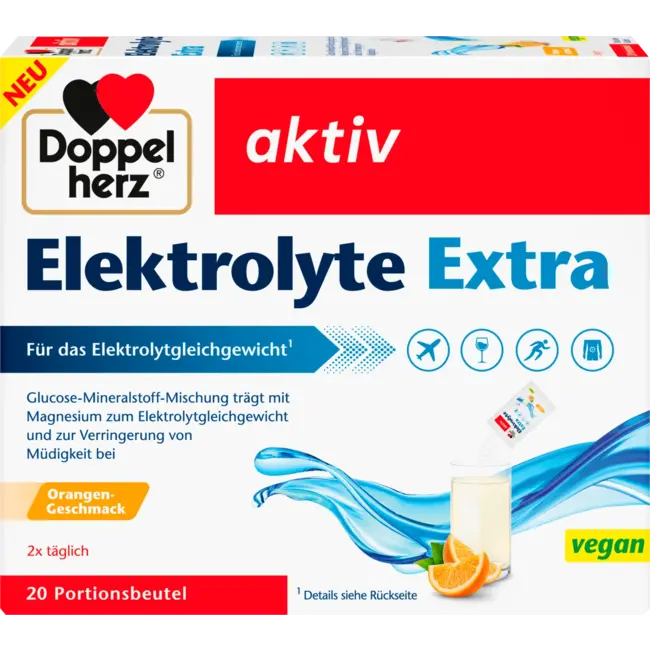 Doppelherz Elektrolyten Extra Portiezakjes 20 St. 110 g