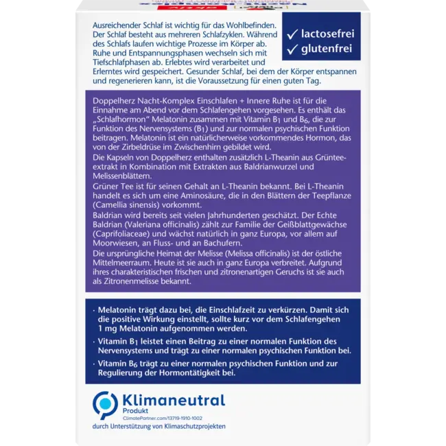 Doppelherz Nachtcomplex Capsules 30 St. 16.8 g