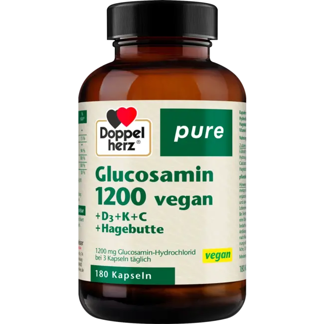 Doppelherz Glucosamine 1200 Vegan Kapseln 180 St 152 g
