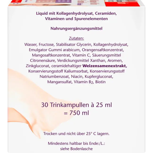 Doppelherz Collageen + Biotine + Ceramide Trinkampullen 30 St
