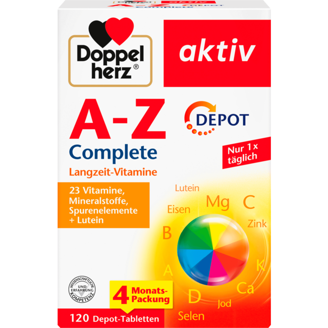 Doppelherz A-Z Depot Tabletten 120 St. 178.8 g