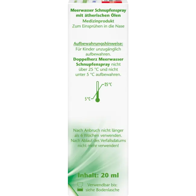 Doppelherz Zeewater Neusspray 20 ml