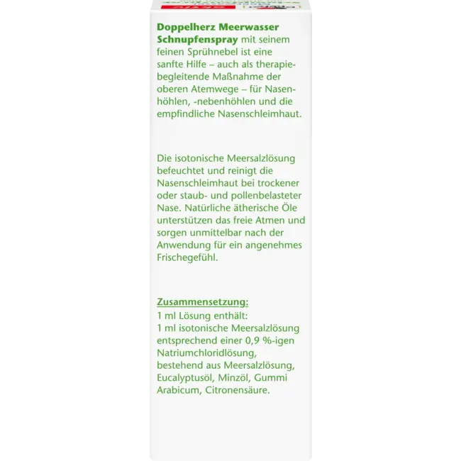 Doppelherz Zeewater Neusspray 20 ml