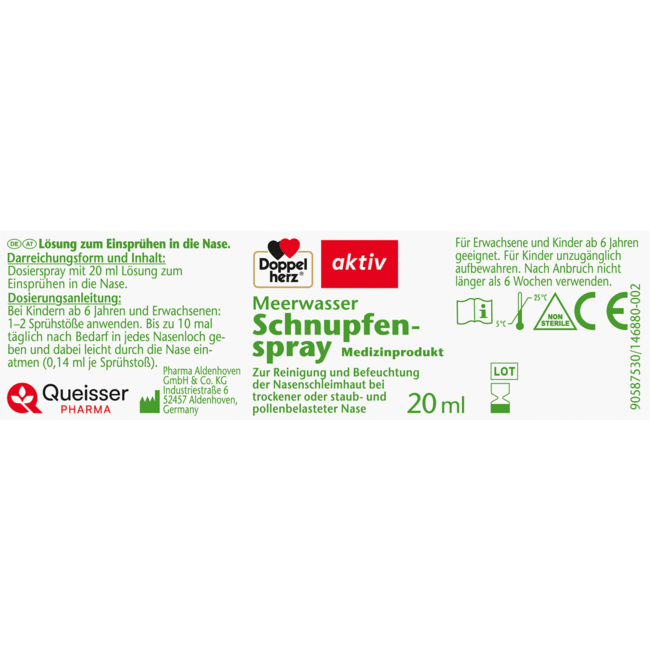 Doppelherz Zeewater Neusspray 20 ml