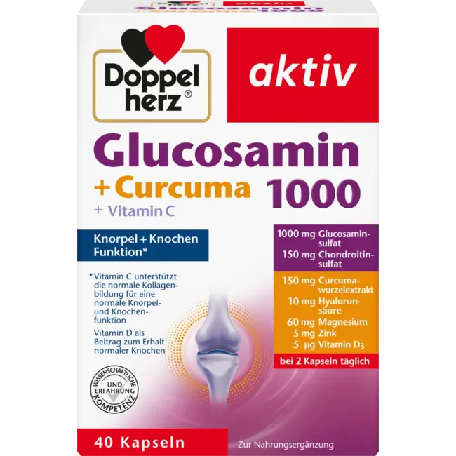 Doppelherz Glucosamine 1000 Capsule 40 St. 43.8 g