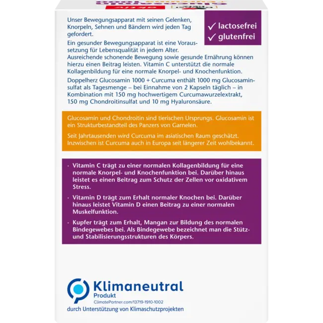 Doppelherz Glucosamine 1000 Capsule 40 St. 43.8 g