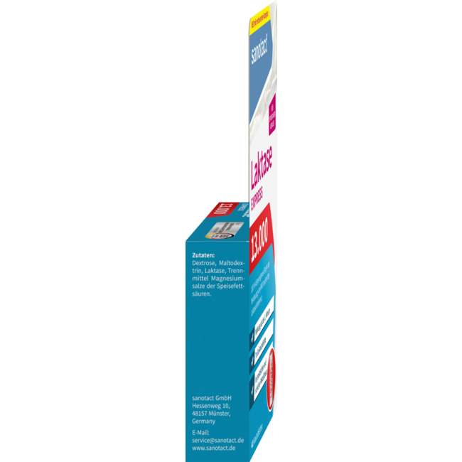 SANOTACT Express Lactase 13.000 Kauwtabletten 40st