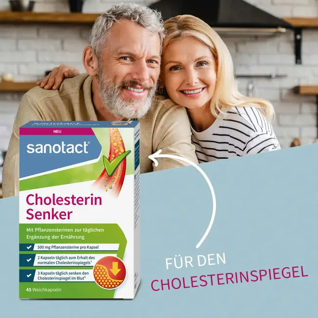 sanotact Cholesterolverlagende Capsules 45 St. 49 g