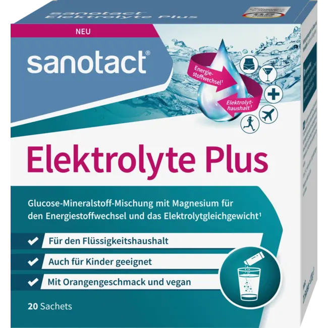 sanotact Elektrolyte Plus 20 St 120 g