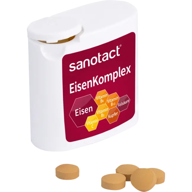 sanotact Ijzercomplex Minitabletten (100 Stuks) 15 g