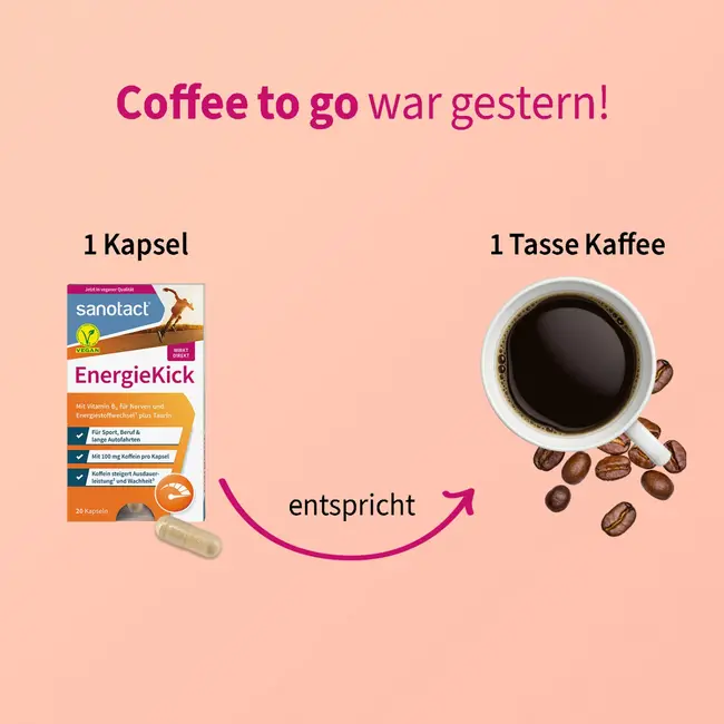 sanotact Energiekick Kapseln 20 St 14 g