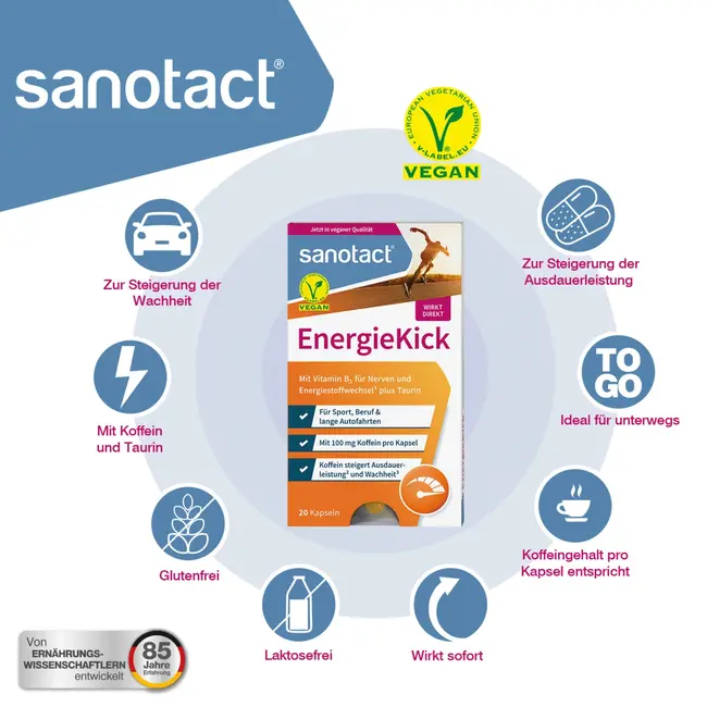 sanotact Energiekick Kapseln 20 St 14 g