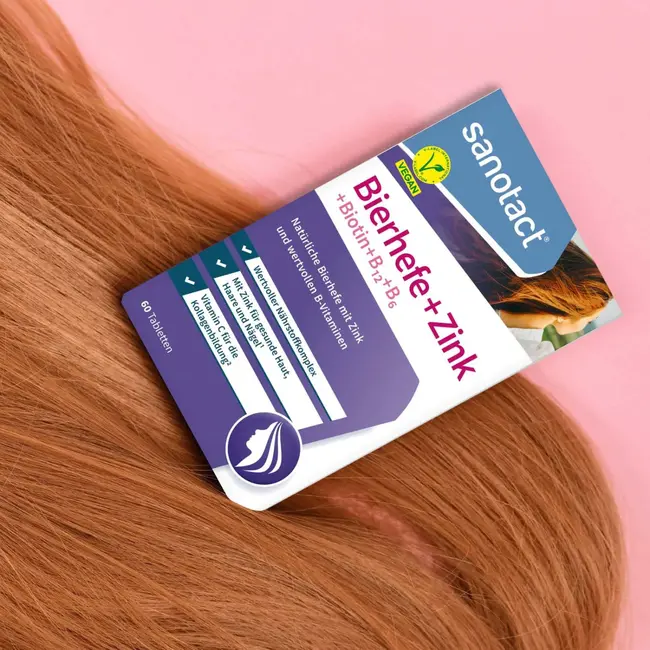 sanotact Biergist + Zink Tabletten 60 St. 30 g