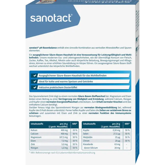 sanotact Ph-basenbalance, Basenpulver 200 g