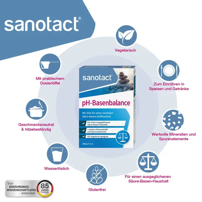 sanotact Ph-basenbalance, Basenpulver 200 g