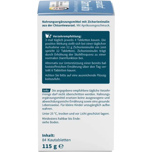 sanotact Darm Actief Kauwtabletten 84 Stuks 115 g