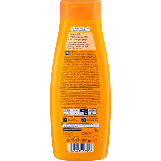 SUNDANCE Zonnemelk SPF 50 500 ml
