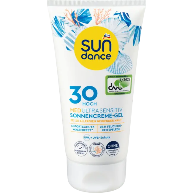 SUNDANCE Zonnebrandcrème Gel, MED Ultra Sensitief, SPF 30 150 ml