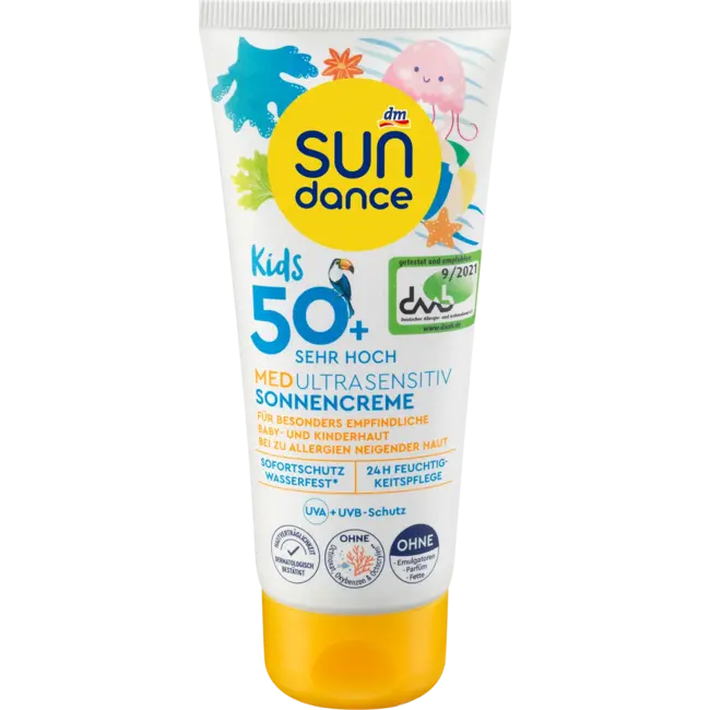 SUNDANCE Zonnebrandcrème Kids, MED Ultra Sensitiv, LSF 50+ 100 ml