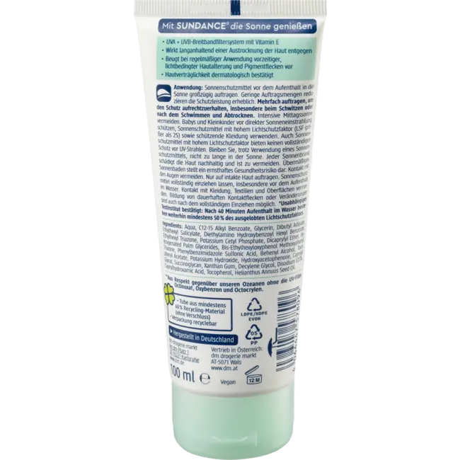 SUNDANCE Zonnebrandcrème Sensitief SPF 30 100 ml