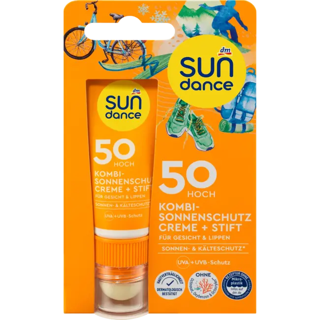 SUNDANCE Zonwering Combi Gezichtscrème + Pen, SPF 50 20 ml