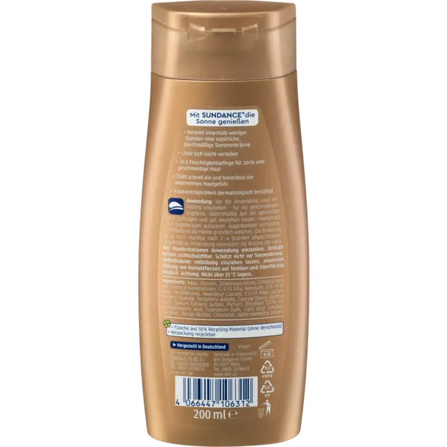 SUNDANCE Zelfbruinende Melk 'teint' 200 ml