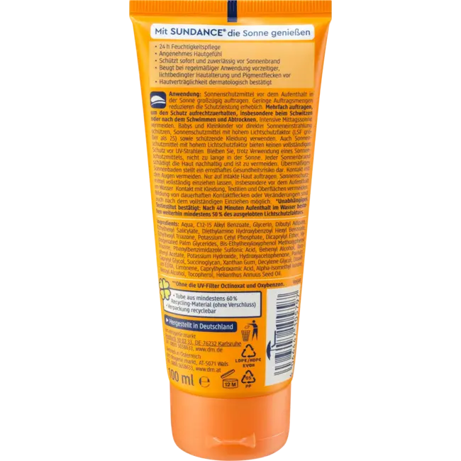 SUNDANCE Zonnebrandcrème LSF 30, 100ml 100 ml