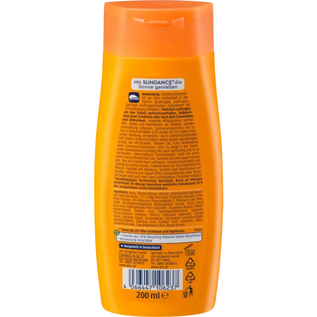 SUNDANCE Zonnemelk SPF 50 200 ml