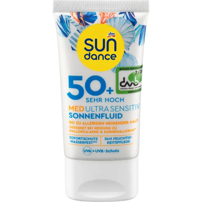 SUNDANCE Zonnevloeistof Gezicht MED Ultra Sensitief, SPF 50+ 50 ml