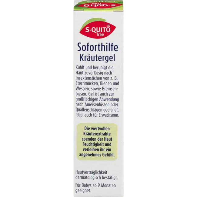 S-quitofree Insectenbeet Noodhulp Kids Met Kruiden, Nature 15 ml