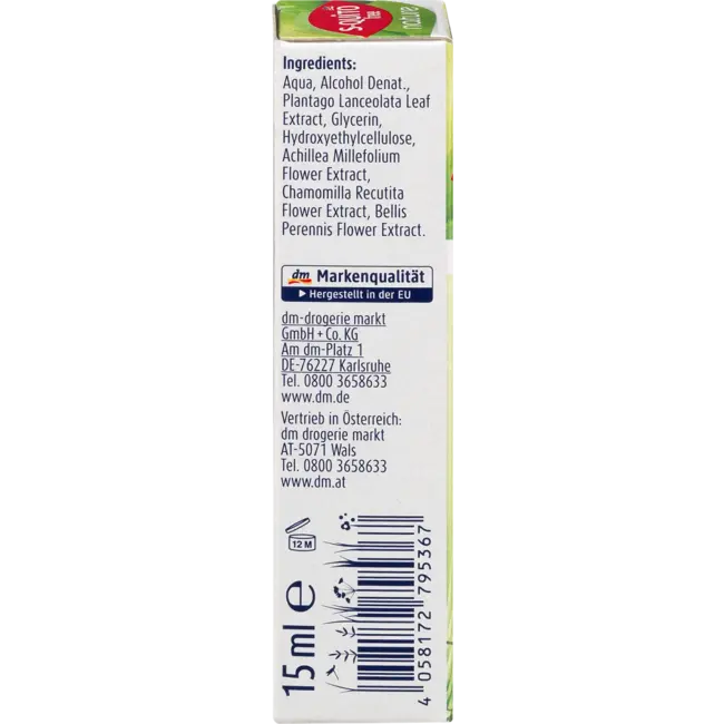 S-quitofree Insectenbeet Noodhulp Kids Met Kruiden, Nature 15 ml