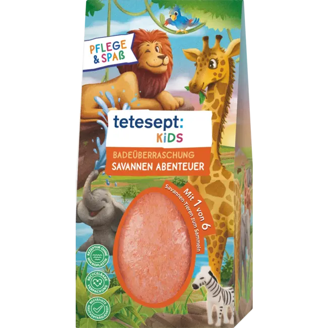 tetesept Kinderbadadditief Badverrassing Savanne-avontuur 1 St