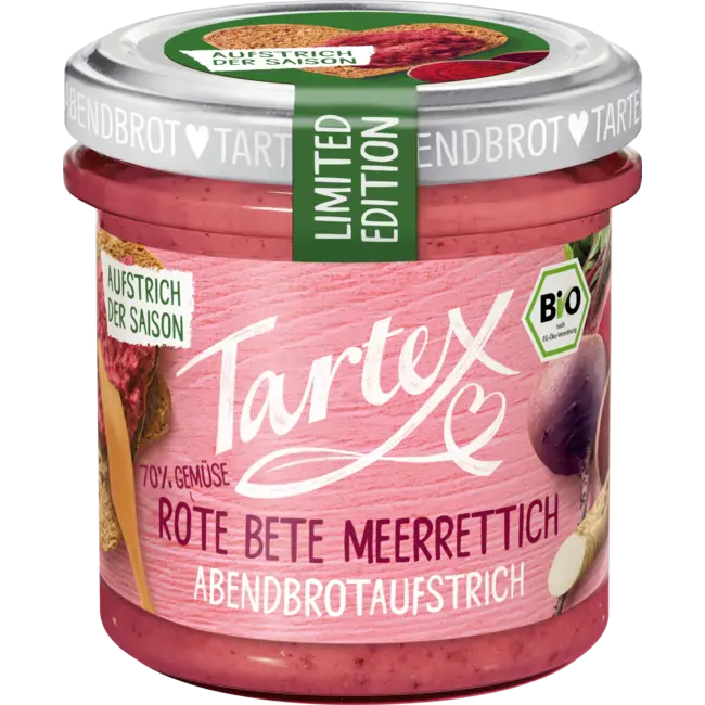 Tartex Broodbeleg, Rode Biet Mierikswortel 135 g