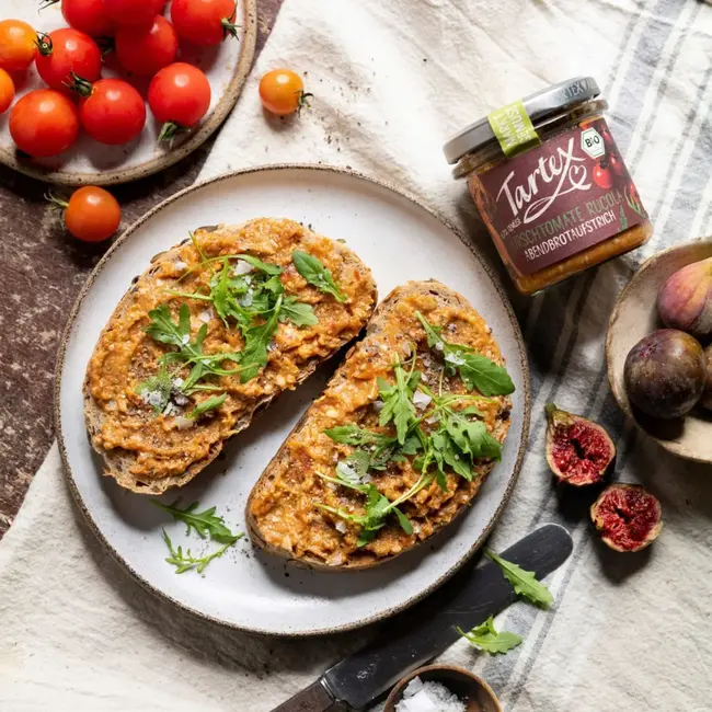 Tartex Broodbeleg, Kerstomaat Rucola 135 g