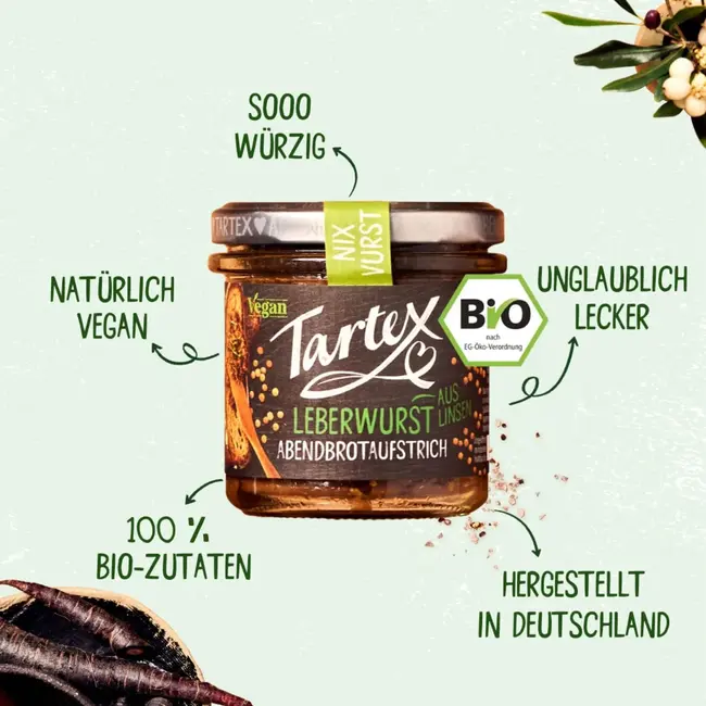 Tartex Broodbeleg, Leverworst Van Linzen 135 g