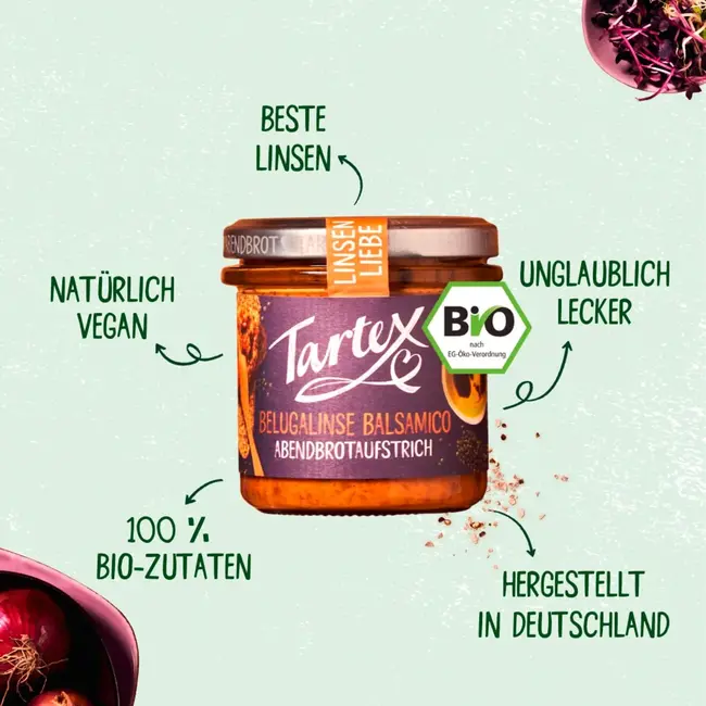 Tartex Broodbeleg, Belugalinse Balsamico 140 g