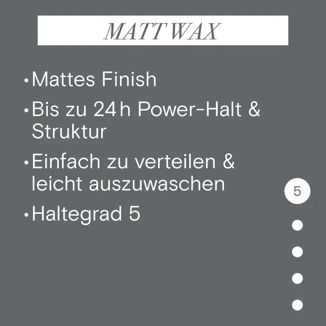 Schwarzkopf taft Haargel MATT WAX hold 5 75 ml